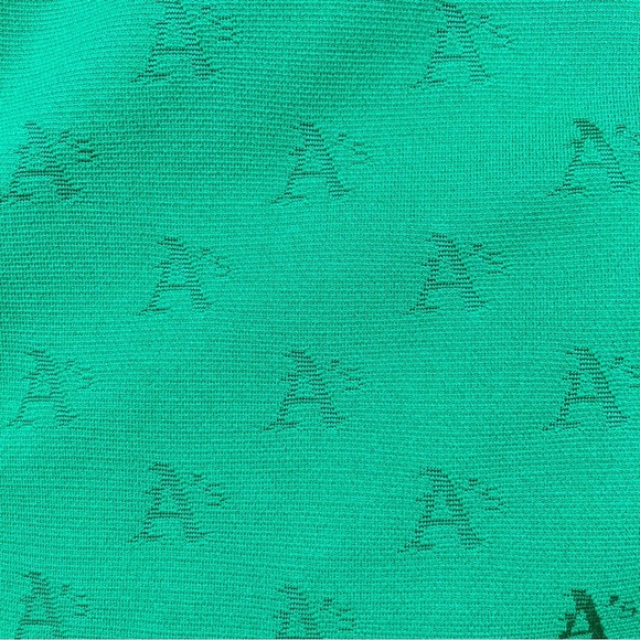 Mitchell & Ness Oakland A’s Vintage Track Jacket Green Yellow 3XL Streetwear - Picture 3 of 8